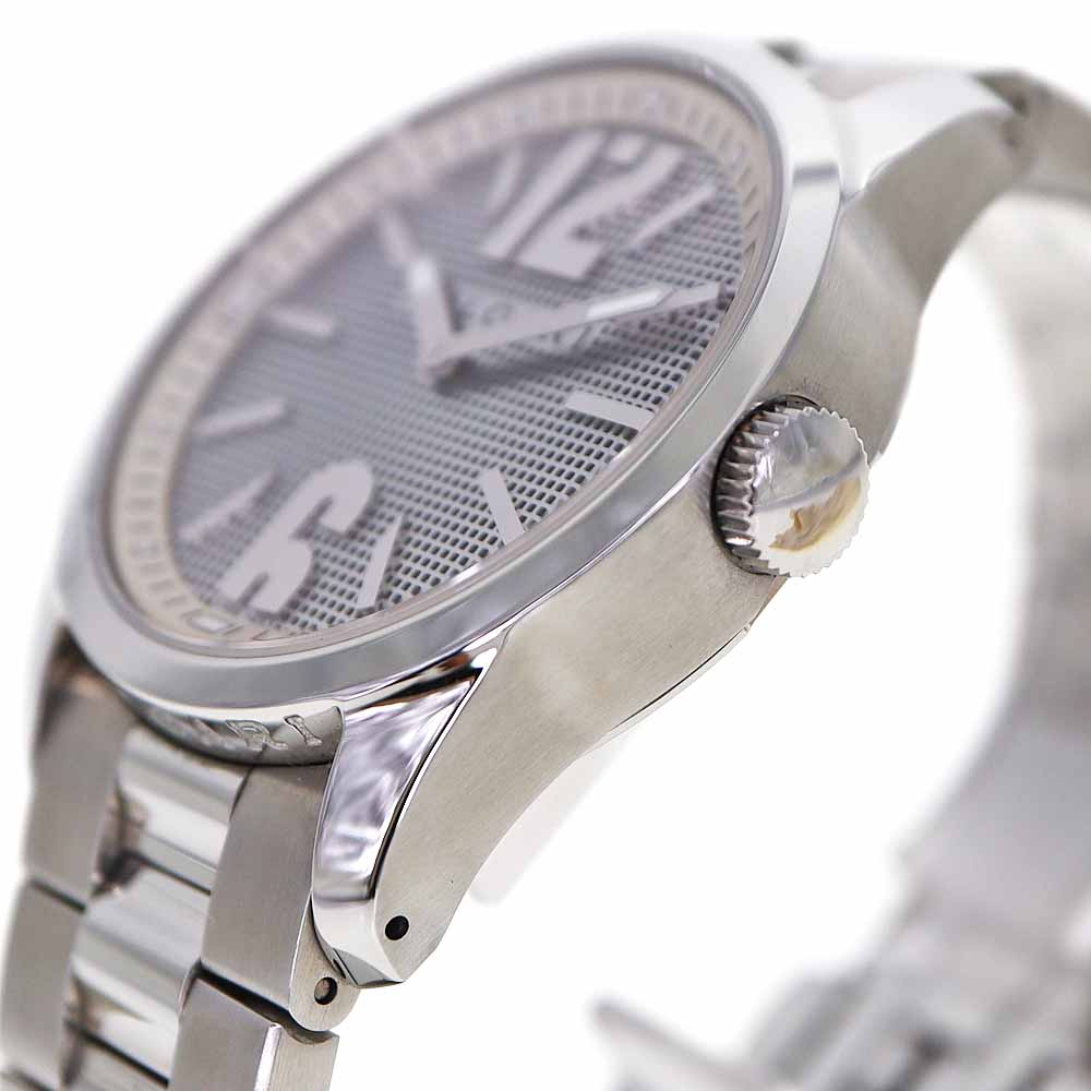 ブルガリ Bvlgari ST37SS ソロテンポ グレー 腕時計 クォーツ 電池式 メンズ【中古】