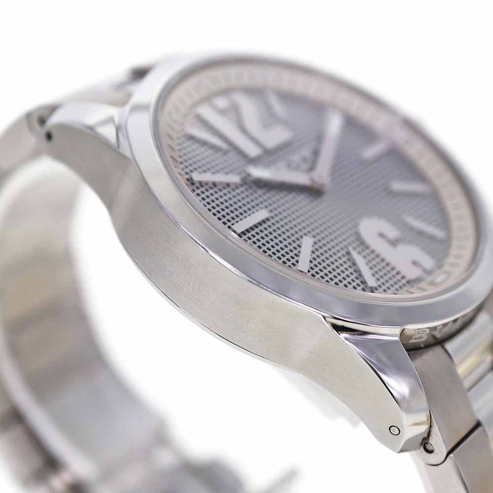 ブルガリ Bvlgari ST37SS ソロテンポ グレー 腕時計 クォーツ 電池式 メンズ【中古】