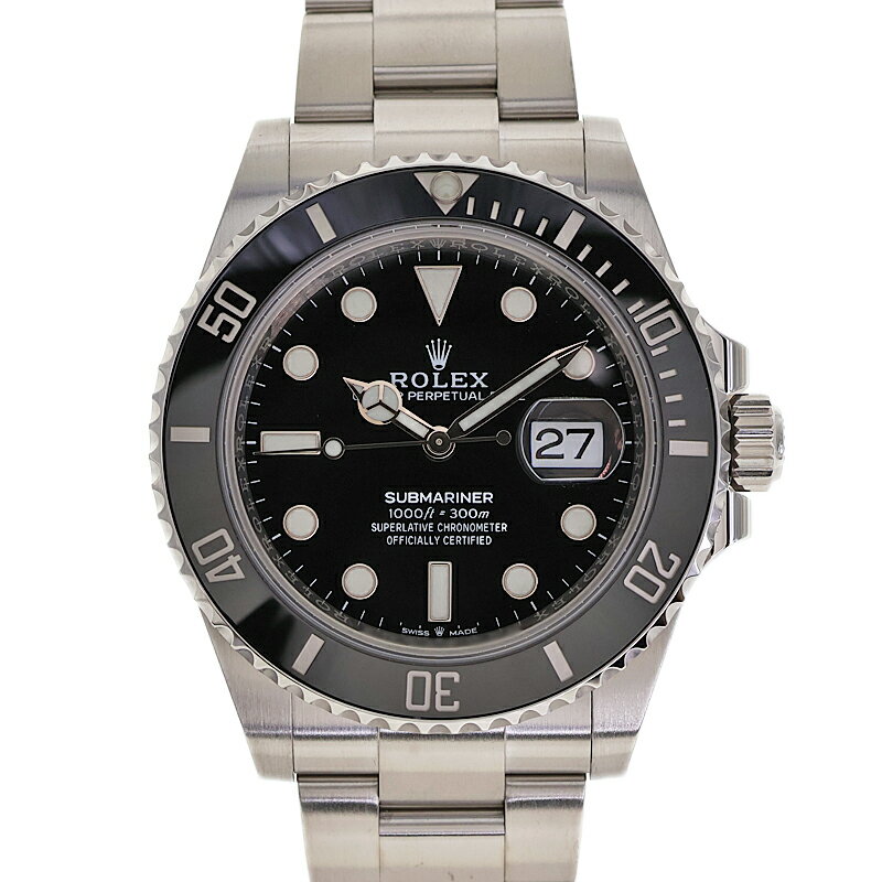 ロレックス Rolex 126610LN サブマリーナーデイト 腕時計 メンズ ブラック 自動巻 ランダム【中古】