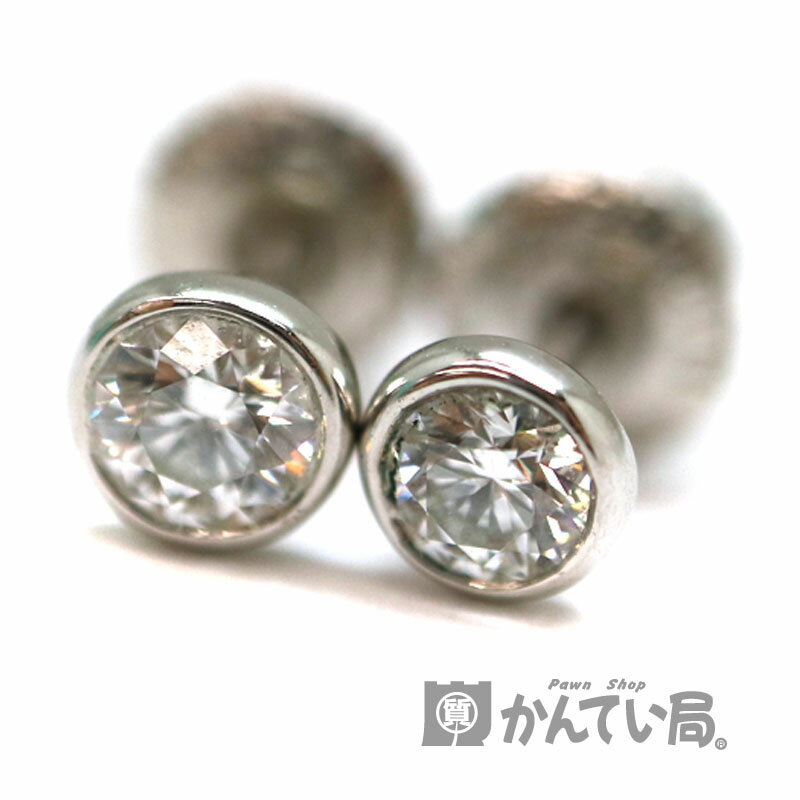 TIFFANY＆Co.【ティファニー】 バイザヤードピアス　Pt950　プラチナ　ダイヤモンド　ジュエリー　アクセサリー　新品仕上げ済　USED-9【中古】　a3103409028600008 質屋　かんてい局茜部店のサムネイル
