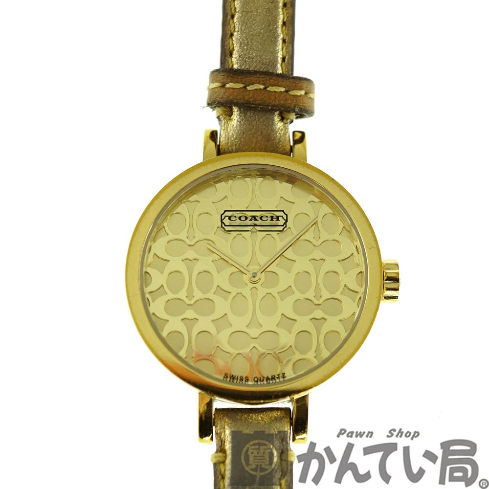 COACH【コーチ】クオーツ　電池式　腕時計　ウォッチ　レディース　ファッション　ブランド【中古】USED-B【6】k19-6302　質屋　かんてい局春日井店のサムネイル