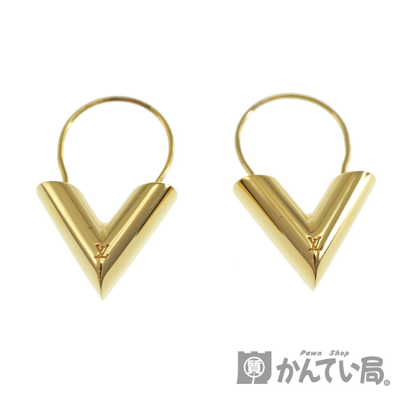LOUIS VUITTON【ルイヴィトン】M61088　フープイヤリング・エセンシャル V　レディース　アクセサリー　ピアス　ブランド　【中古】USED-AB【7】k2004016 質屋　かんてい局春日井店のサムネイル