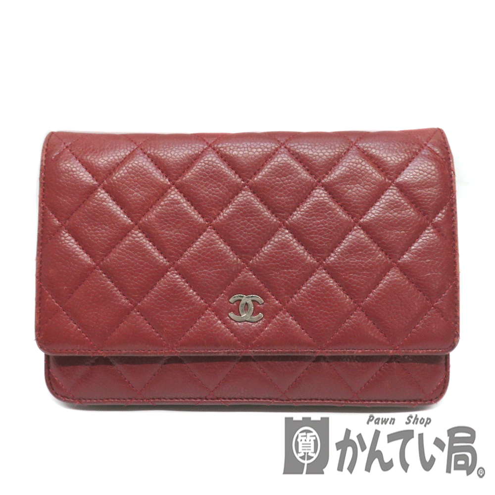 CHANEL【シャネル】A33814　チェーンウォレット　財布　保証書付き　チェーンストラップ付き　 ...