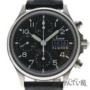 【メンテンナンス済】ジン　356.FLIEGER クロノグラフ　パイロットウォッチ　デイデイト　メン ...