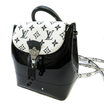 LOUISVUITTON【ルイヴィトン】M53637 ホットスプリングス MINI バックパック リュックサック ブラック×ホワイト レディース 小さめ ミニ 【中古】USED-6 質屋 かんてい局細畑店 h2100006