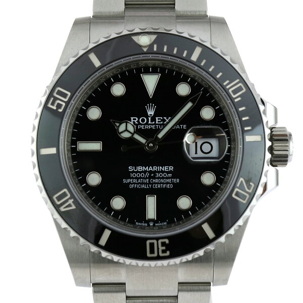 ROLEX ロレックス 126610LNサブマリーナーデイトランダム2020年 2021年1月購入保証書新ギャラSSメンズ自動巻
