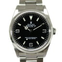 ROLEX【ロレックス】114270 エクスプローラー1 メンズ 自動巻 SS(ステンレス)BK(ブラック) K番 腕時計【中古】質屋 かんてい局茜部店 a21-2469