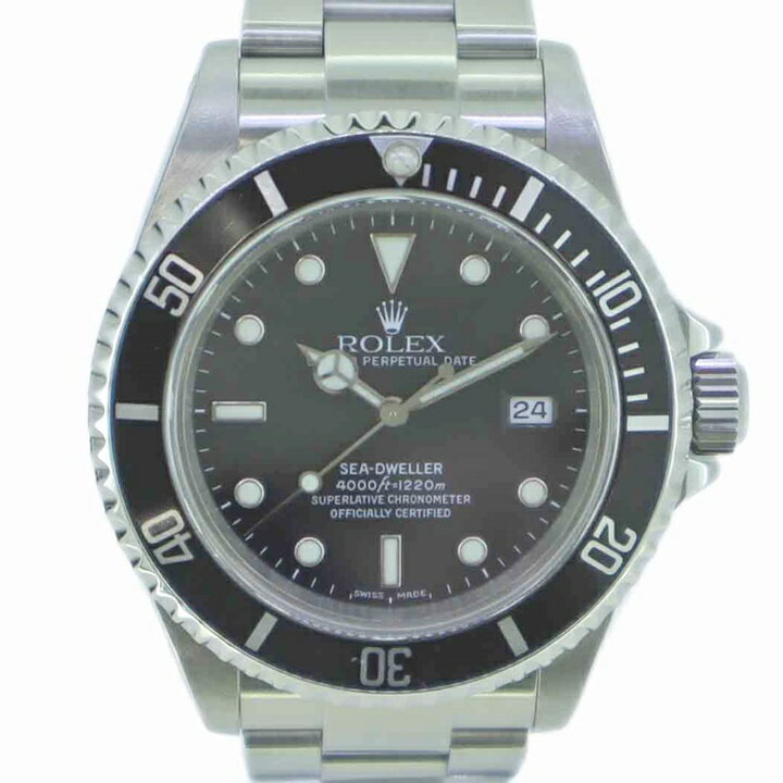 ROLEX【ロレックス】 16600　シードゥエラー SS（ステンレス）A番 ルミノバ 腕時計 ダイバー 防水 メンズ 自動巻き スポーツ プロフェッショナル【中古】買取専門 かんてい局大垣店 p21-706