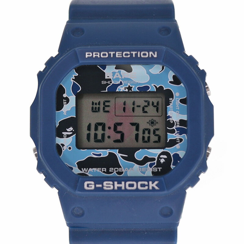 腕時計, メンズ腕時計 CASIODW-5600VT G-SHOCK A BATHING APE USED-8 c21-6385