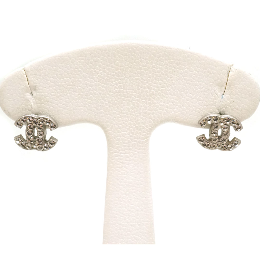 CHANEL【シャネル】ココマークピアス ラインストーン 耳飾り アクセサリー ブランド 小物 レディース【中古】USED-6 質屋かんてい局北名古屋店 n22-4730のサムネイル