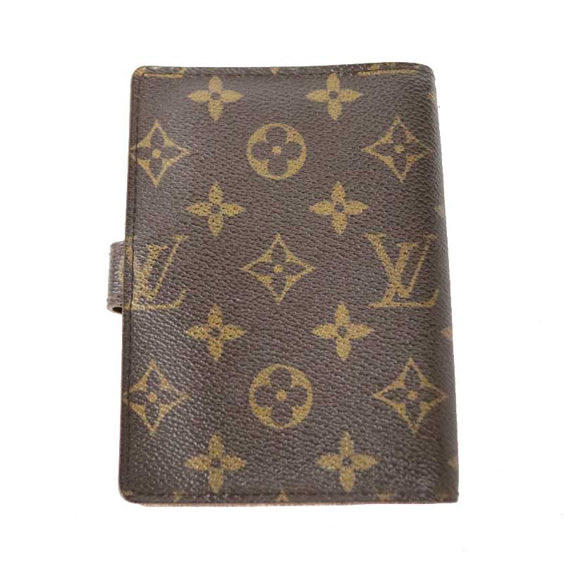 LOUIS VUITTON【ルイ・ヴィトン】R20005　アジェンダPM　手帳カバー　スケジュール帳　モノグラム　キャンバス　茶系　ファッション　ブランド　小物　レディース　メンズ　ユニセックス【中古】USED-6　質屋　かんてい局　小牧店　c22-2114