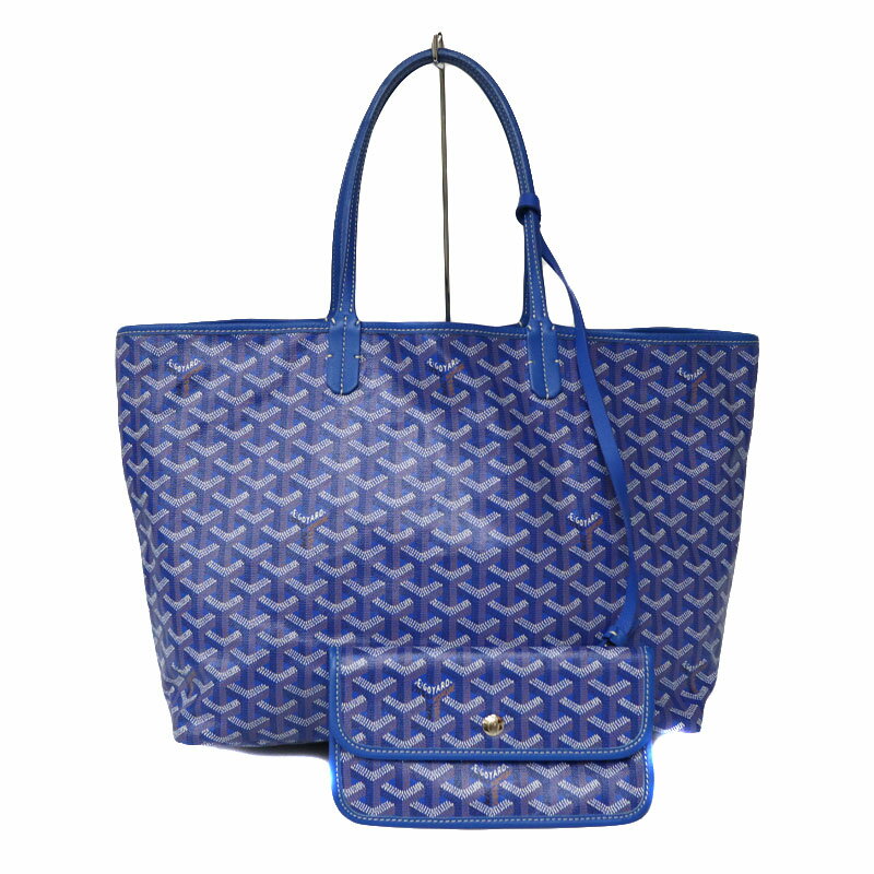 GOYARD【ゴヤール】 AMALOUIS PM10 サンルイPM コーティングキャンバス ブルー系 トートバッグ 【中古】USED-7 質屋かんてい局小牧店 c22-3336