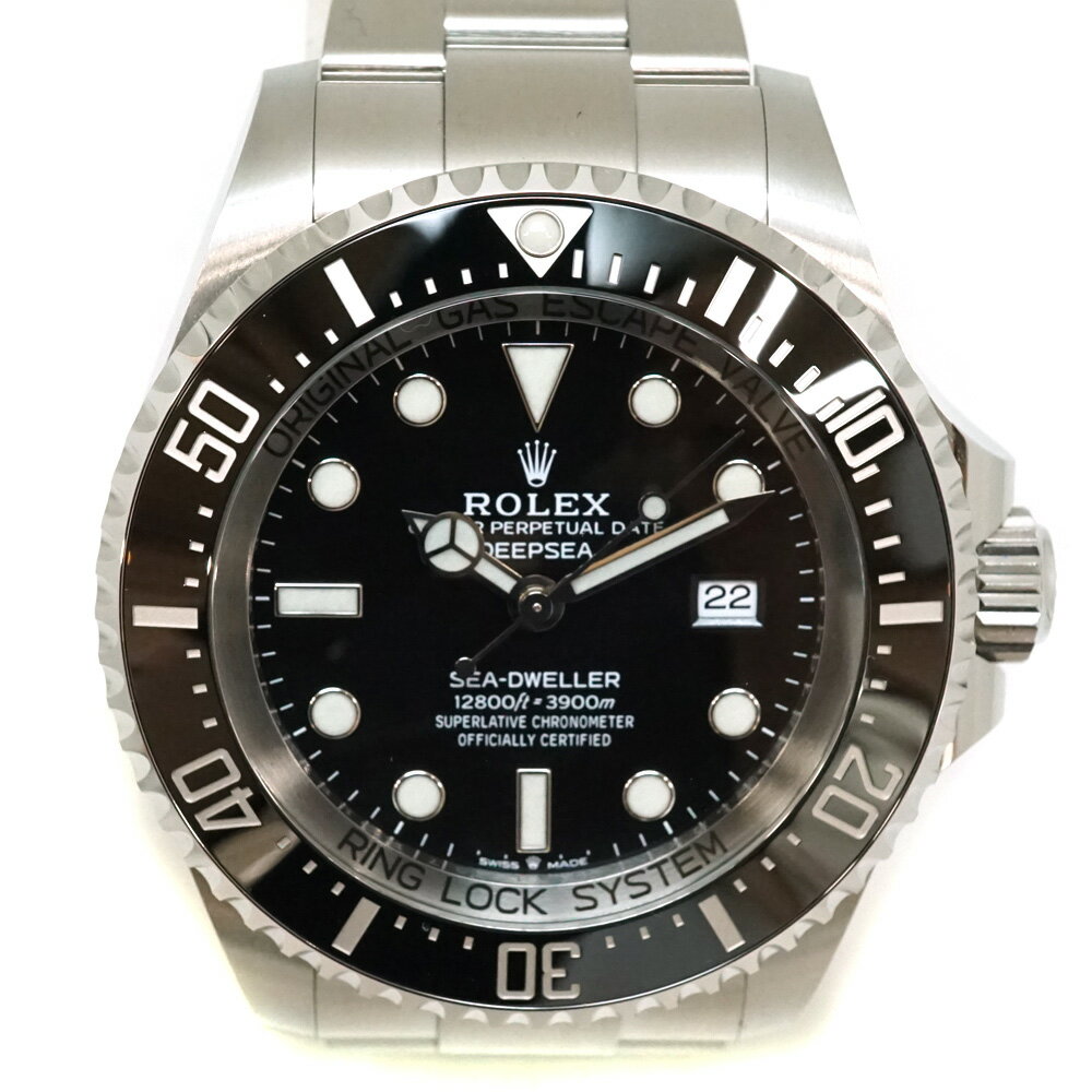 ROLEX【ロレックス】126660 ディープシー ステンレススチール ダイバーウォッチ ウォッチ 2022年購入 メンズ【中古】USED-10　特上品　美品【質屋かんてい局北名古屋店】n22-5443