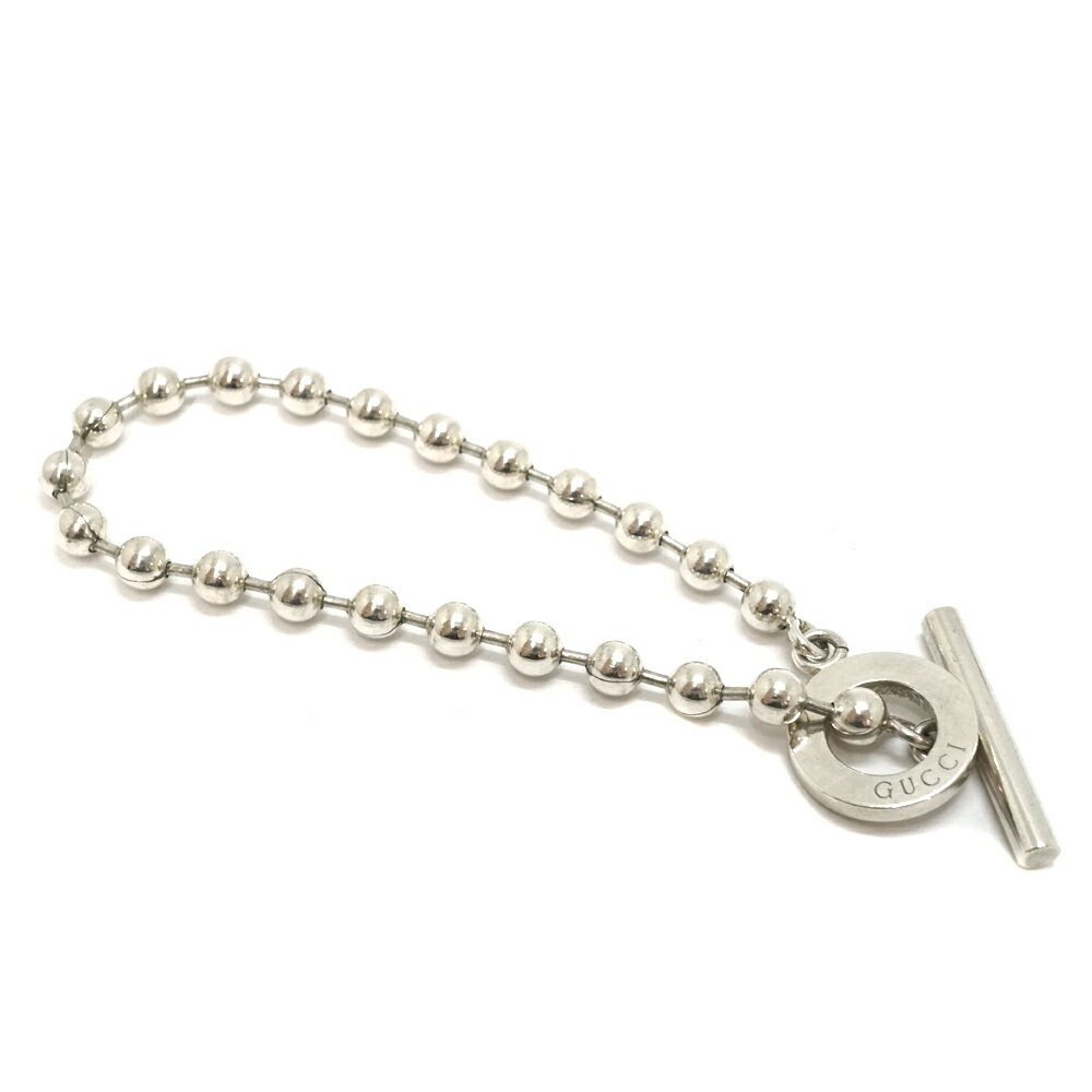 グッチ Gucci 010294 ボールチェーンブレスレット シルバー ブランドアクセサリー【中古】のサムネイル