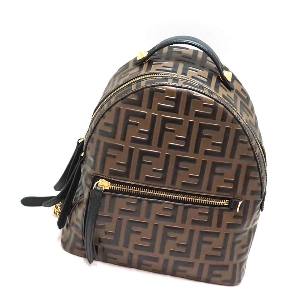 フェンディ Fendi 8B2038A5TLF13VE バックパック リュック ズッカ柄 リュック【中古】