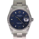 ロレックス Rolex 15200 オイスターパーペチュアル デイト ブルー 飛びアラビア【中古】