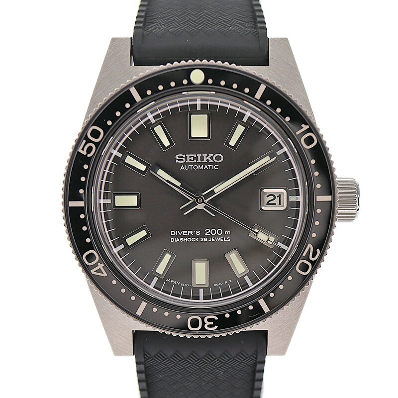 セイコー Seiko SBEN003 6L37-00A0 プロスペックス ダイバースキューバ 1965メカニカルダイバーズ復刻デザイン 限定モデル1965本 グレー【中古】