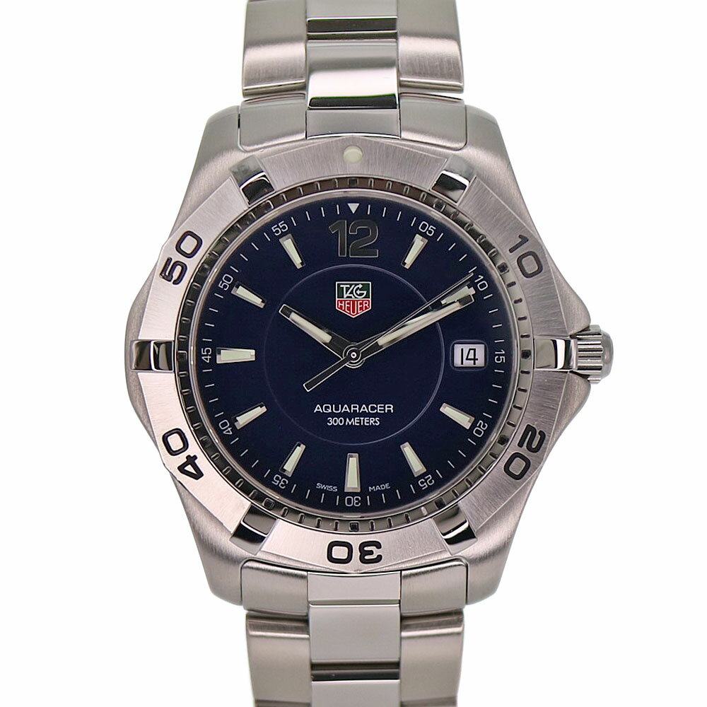 タグ ホイヤー Tag Heuer WAF1113.BA0801 アクアレーサー ブルー【中古】