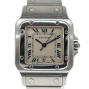 Cartier【カルティエ】W20060D6　サントスガルベLM　メンズ　腕時計　クォーツ　カレンダ ...