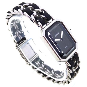 CHANEL【シャネル】 H0451 プルミエール サイズ:XL シルバー レザー レディース クォーツ 【中古】 買取専門かんてい局大垣店 USED-6 P1200199903900023