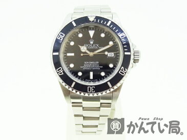 ROLEX【ロレックス】　16600　シードゥエラー　S番　自動巻き　黒文字盤　ダイバーズ　メンズ　SS　訳あり　【中古】　かんてい局買取専門店　USED-SA※