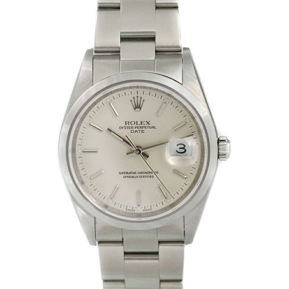 ロレックス Rolex 15200 オイスターパーペチュアルデイト シルバー 【中古】