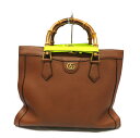 グッチ Gucci 655658 ダイアナミディアムトートバッグ バンブー 【中古】