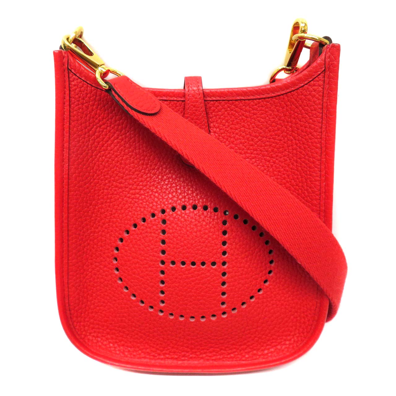 【HERMES】エブリン ミニ クロスバッグ レッド系・中古 楽天市場】エルメス エブリン tpm(カラーレッド)の通販