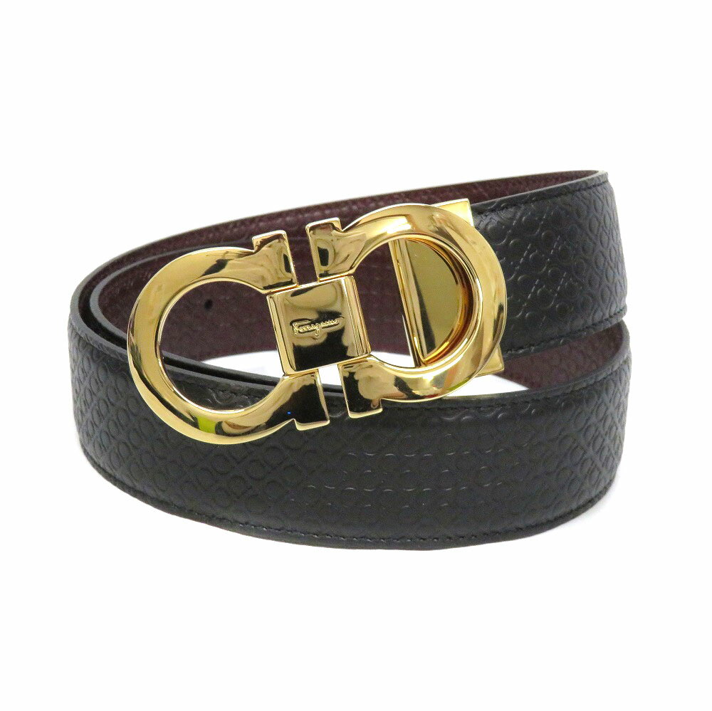 サルヴァトーレ フェラガモ Salvatore Ferragamo 67 9535/00 ダブルガンチーニベルト【中古】