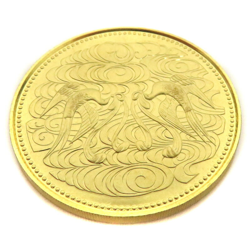 記念硬貨 天皇陛下御在位60年10万円金貨 24金 K24 【中古】