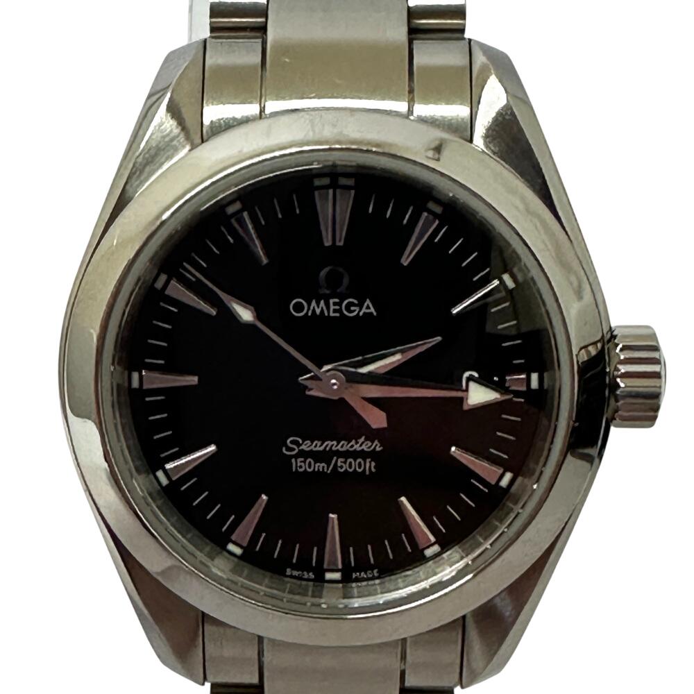 OMEGA 磨き済 2577.50 シーマスター アクアテラ ブラック クォーツ 楽天市場】オメガ 2577.50 シーマスター アクアテラ クォーツの通販
