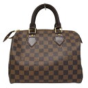 【中古】ルイヴィトン Louisvuitton N41365 スピーディ25 ダミエ ボストンバッグ