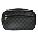 【中古】ルイヴィトン Louisvuitton N41289 ダミエ・グラフィット アンブレール バムバッグ(4)