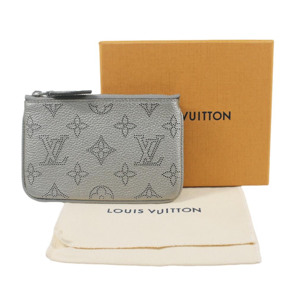 未使用 Louis Vuitton ルイヴィトン マヒナ ポシェットクレ M80696 コインケース カードケース シルバー メンズ レディース モノグラム 【中古】かんてい局飛田店【楽ギフ_包装選択】h4-20717