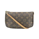 中古品 LOUIS VUITTON ルイヴィトン M51980 モノグラム・ポシェット・アクセソワール ショルダーバッグ ブラウン レザー レディース【中古】かんてい局飛田店【楽ギフ_包装選択】h4-22923