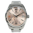 中古品 Grand Seiko グランドセイコー SBGA371 秋元康プロデュース AJHH限定モデル 腕時計 2018年9月購入 シルバー ピンク 自動巻き ステンレススチール シースルー メンズ 外箱・内箱・ギャラ・替えベルト付属【中古】かんてい局上水前寺店【楽ギフ_包装選択】k25-0295