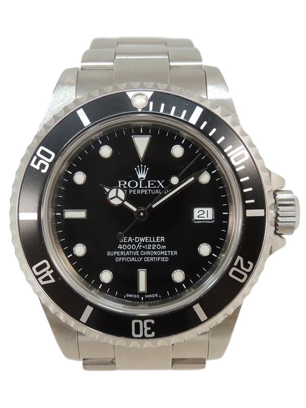 ROLEX ロレックス 16600 シードゥエラー 黒文字盤 メンズ 腕時計 自動巻き【中古】かんてい局上水前寺店【楽ギフ_包装選択】