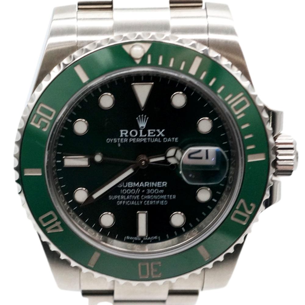 【中古美品】ROLEX(ロレックス) 116610LV グリ