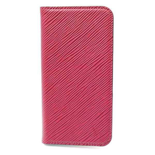 【中古】LOUIS VUITTON M64468 iPhoneX XS フォリオ 手帳型 エピ レザー スマートフォンケース スマホ カバー 小物 ルイヴィトン レディース 女性用 USED-A