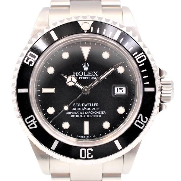 【中古】ROLEX 16600 シードゥエラー 機械式自動巻き 1220m防水 日付表示 フルコマ F番 2004年頃 ロレックス メンズ ブランド 腕時計 USED-A wtc●