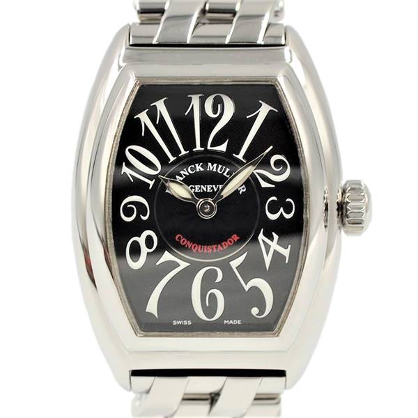 【中古】FRANCK MULLER 8005 L QZ コンキスタドール クォーツ フランクミュラー ...