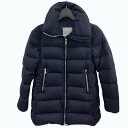 MONCLER TORCELLE ダウンコート A20934697200 5441 ジャケット サイズ00 ネイビー 紺色 ゴールド金具 冬 防寒 モンクレール レディース 女性 ブランド ファッション アウター □□ USED-AB