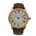 【中古】CARTIER W6701007 ロンド ソロ SM クォーツ 社外ベルト ブランド カルティエ レディース 腕時計 □□USED-SA