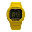 【中古】CASIO G-SHOCK 30周年記念モデル GW-M5630E-9JR イエロー 電波ソーラー Gショック デジタル 樹脂バンド カシオ メンズ 腕時計 □□USED-A