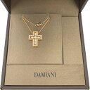 【未使用】DAMIANI 20079802 ベルエポック S 50cm PG ダイヤモンド ピンク ゴールド トップ チェーン クロス 十字架 ダミアーニ レディース メンズ ブランド アクセサリー【中古】USED-SS