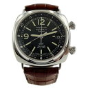 【中古】OFFICINE PANERAI PAM00098 ラジオミールGMTアラーム レザーベルト ...