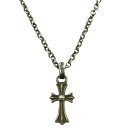 Chrome Hearts 205014937 202033722ロールチェーン CHクロス ベイビーファット ネックレス ROLL CHAIN CH CROSS BABY FAT SV925 シルバー 十字架 ペンダント トップ レシート 保存袋 紙袋 メンズ ジュエリー アクセサリー ブランド クロムハーツ □□ USED-A