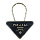 プラダ キーホルダー（レディース） PRADA 2BA7 キーホルダー SAFFIANO サフィアーノ キーリング プラダ USED-A