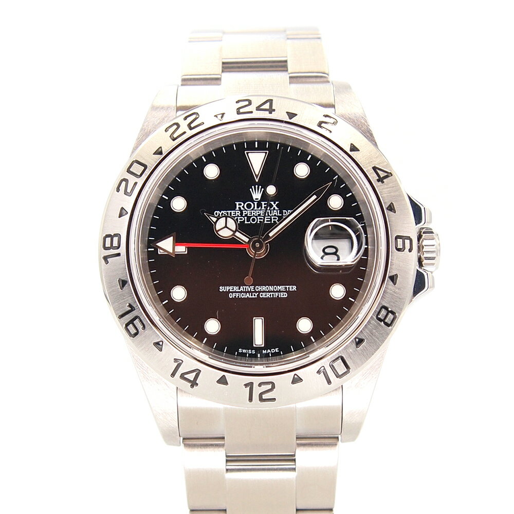 ロレックス Rolex 16570 エクスプローラー2 ブラック □□USED-SA