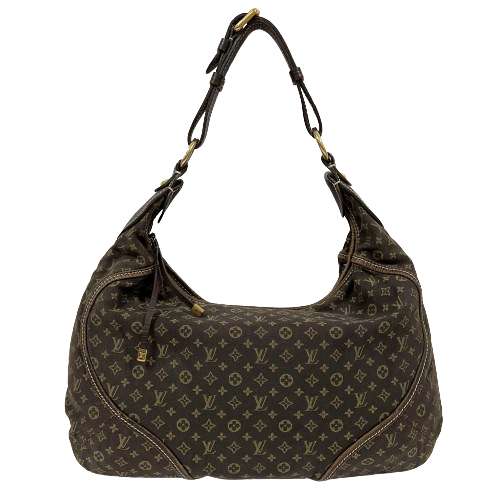 ショルダーバッグ LOUIS VUITTON ルイヴィトン M95619 マノンMM モノグラムミニラン エベヌ ショルダーバッグ □□USED-B